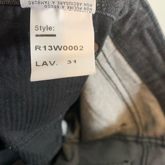 R13 Skinny Jeans Size 24  NWT - Picture 13 of 13